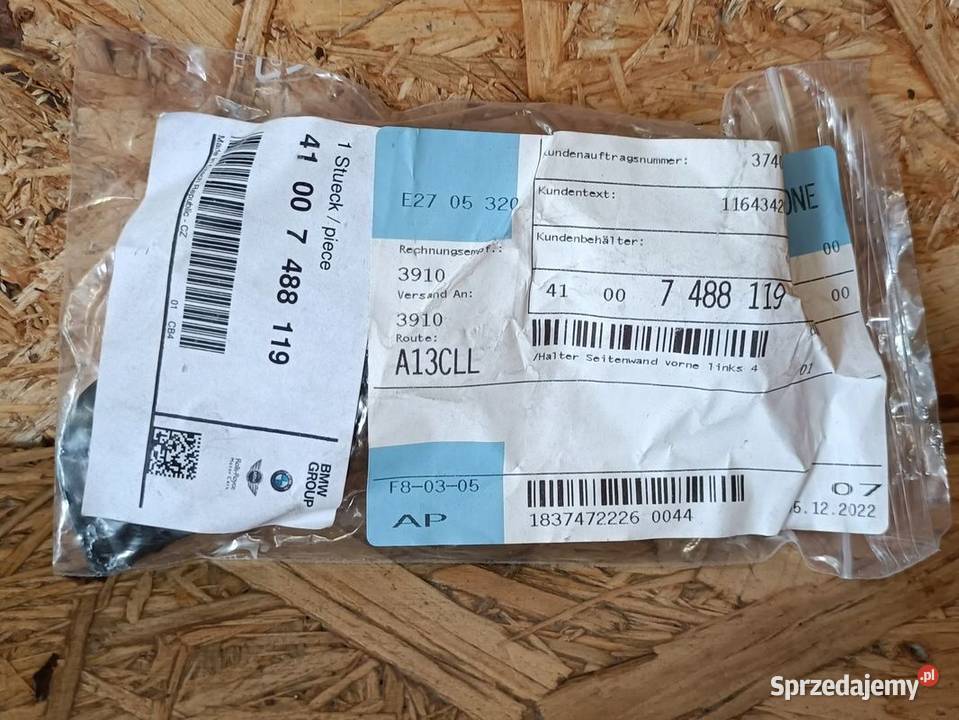 BMW G20 G21 ŚLIZG BŁOTNIKA LEWY PRZÓD 7488119 wielkopolskie Pleszew