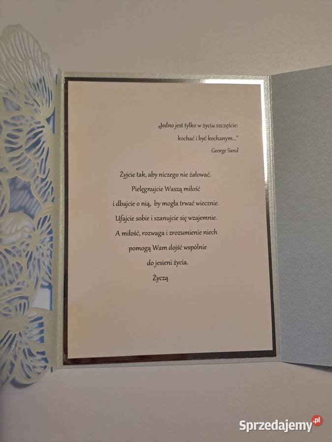 Kartka z okazji ślubu chrzcin