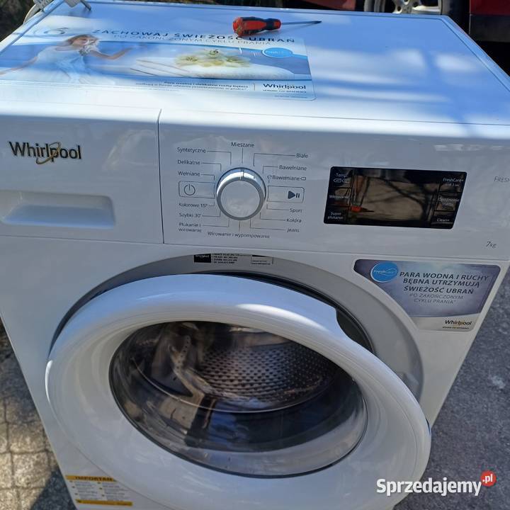 Pralka Whirlpool FWSG71253WPL wolnostojące Pralki i suszarki Nadarzyn sprzedam