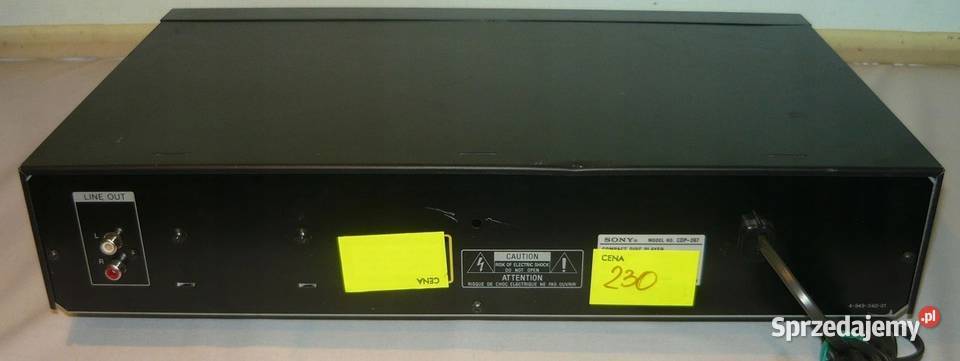 Działający Odtwarzacz płyt CD SONY CDP397 pilot mazowieckie Warszawa