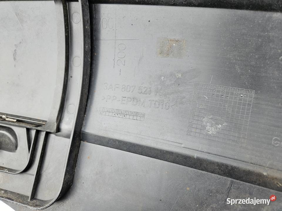 VW PASSAT B7 RLINE DYFUZOR SPOILER ZDERZAKA TYŁ