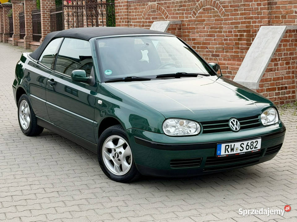 Volkswagen Golf Cabrio 20i 115 Serwisowany aluminiowe felgi Volkswagen Zwoleń