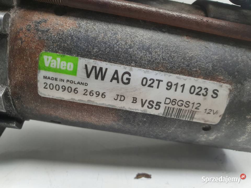 VW Polo IV 12 6V ROZRUSZNIK valeo 02T911023S Janów sprzedam