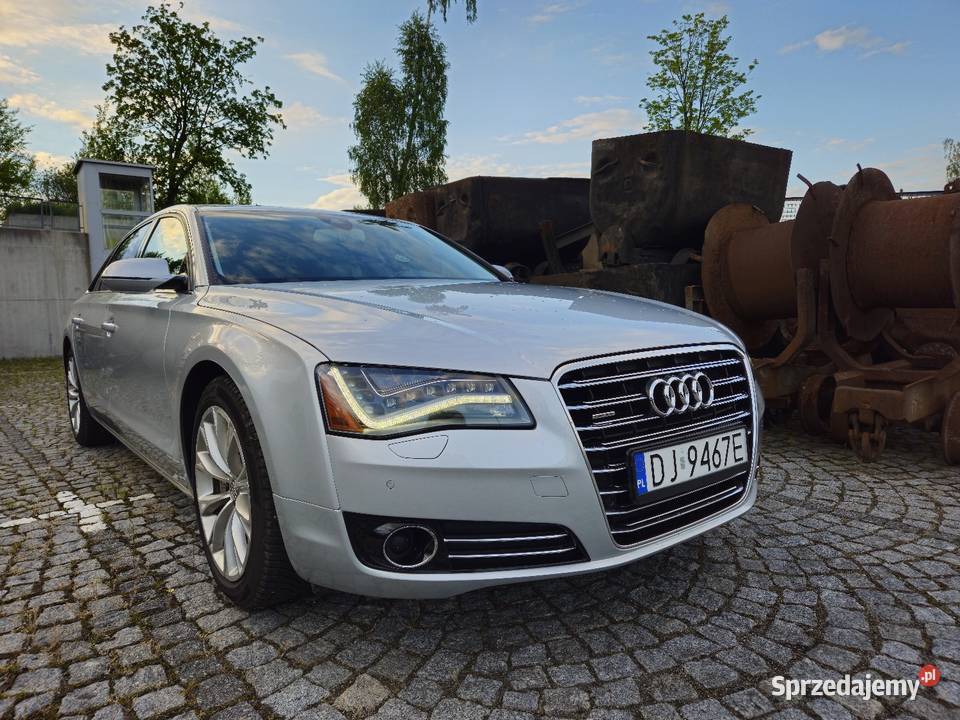 Audi A8L D4 42 FSI quattro 2012 Long 370 centralny zamek Samochody osobowe sprzedam