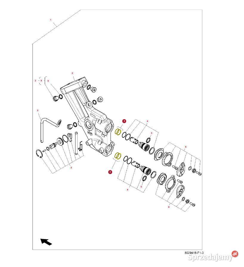 Zestaw uszczelek gniazda Massey Ferguson Białystok sprzedam