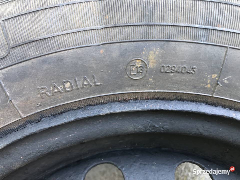 Felga stalowa z oponą GoodYear GT2 18565R14 86T Samochodowe Kołobrzeg