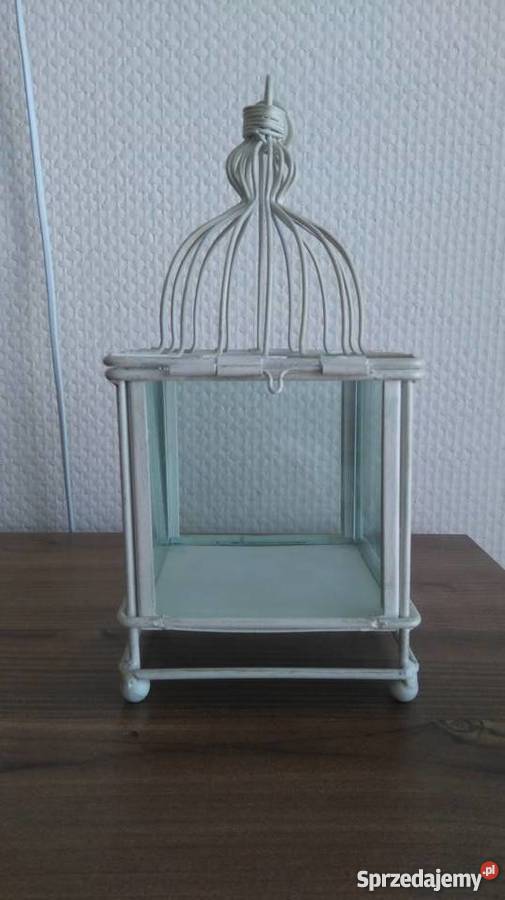 Dekoracyjna Klatka Biała Klatka w starym stylu sprzedam