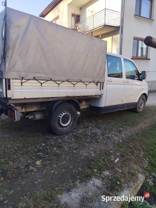Vw T5 4x4 Doka 460000km Samochody dostawcze Nowy Żmigród