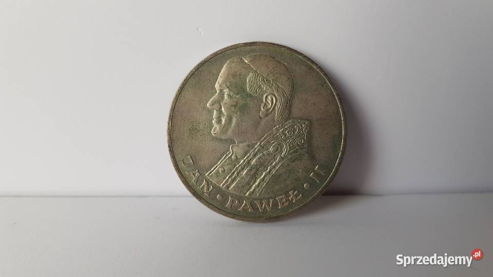 1000 Papież Jan Paweł II 1983 Ag 625 srebro Dąbrowa Górnicza