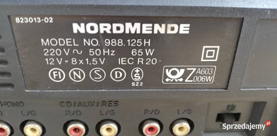 Radio magnetofon NORDMENDE stary boombox retro mazowieckie Garwolin