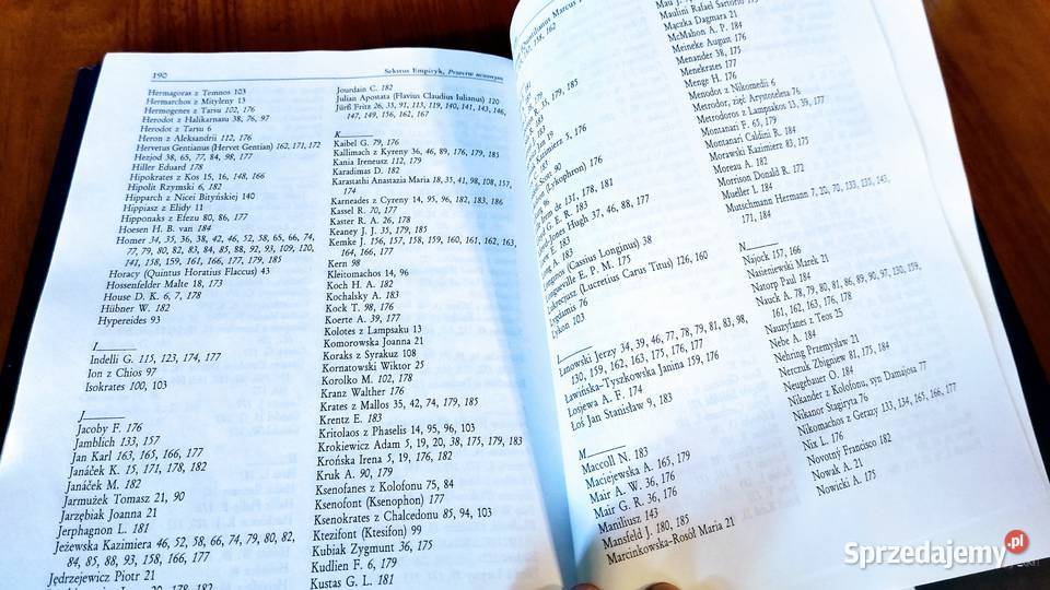 Przeciw uczonym Adversus mathematicos IVI Gdańsk sprzedam