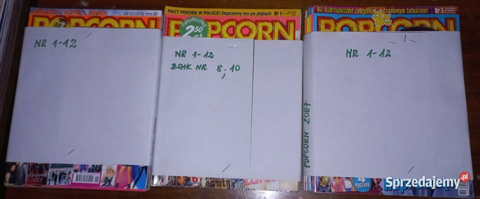 Popcorn magazyn 34 sztuki 20072010 warmińsko-mazurskie