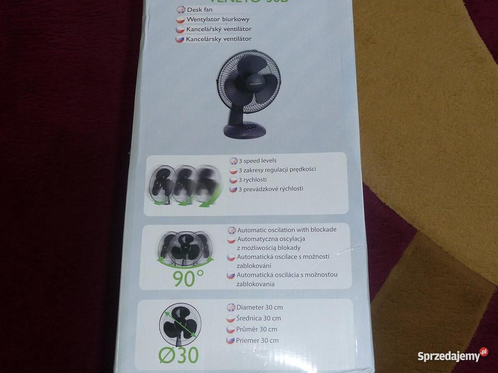 Wentylator biurkowy GREENBERRY VENETO30B Wawa Warszawa