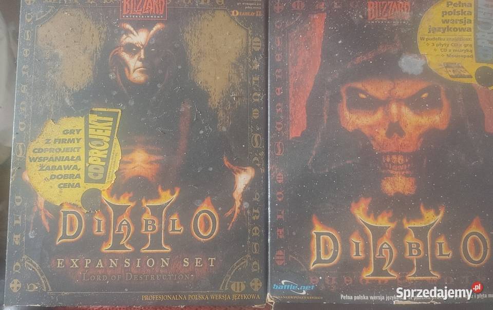 Gra Diablo 2 pc Lord of destruction big box Poznań