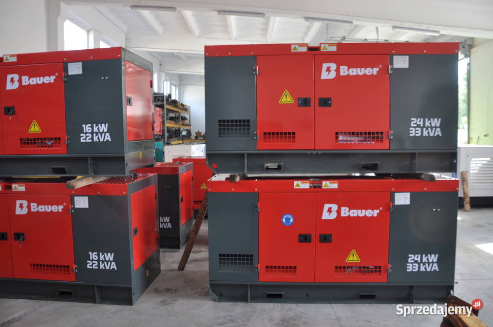 AGREGAT PRADOTWÓRCZY BAUER 16 33 40 50 80 KW Dom i Ogród Radom