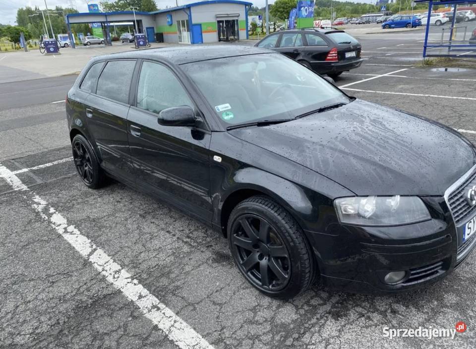 Audi a3 8p 2006 Czarne Bez wkładu własnego