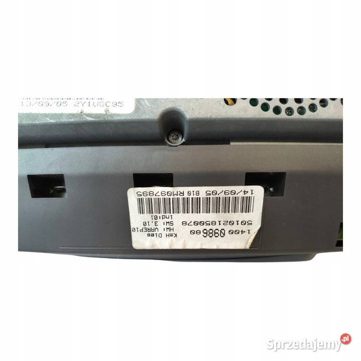 LICZNIK ZEGARY 1400098680 Peugeot 807 Ulysse lubelskie Chełm
