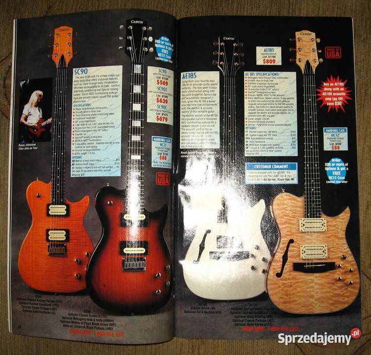 Carvin Factory Direct Music Equipment Catalog Kępice sprzedam