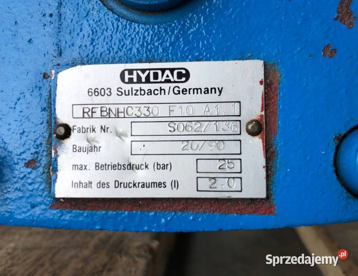 Filtr hydrauliczny HYDAC RFBNHC330 Netstal