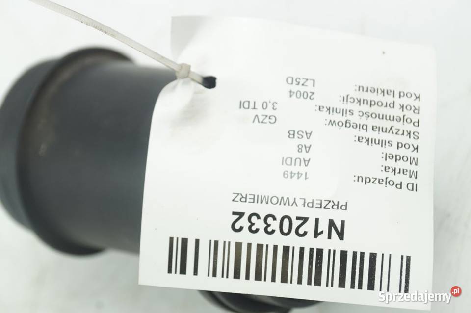 30TDI A8 D3 PRZEPŁYWOMIERZ Lipno