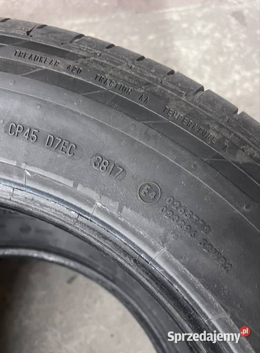 Letnie opony suv 235 60 18 z q5 continental Morąg sprzedam