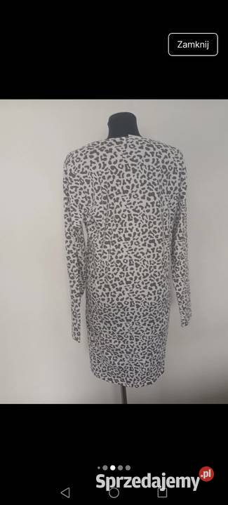 Sukienka panterka cętki bawełna elegancka 2YK podkarpackie Krosno