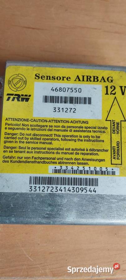Moduł sensor airbag Fiat Panda II 46807550 Szczecin