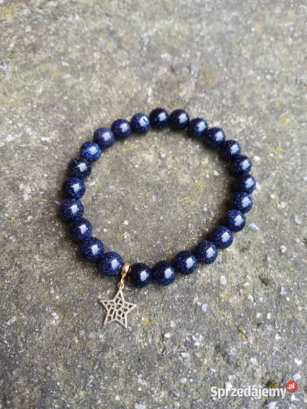 Bransoletka damska z Noc Kairu 8mm z gwiazdką Kielce