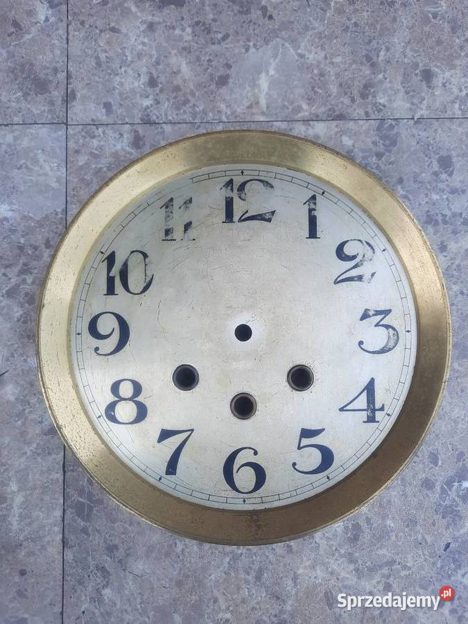 468 Tarcza starego zegara kwadransowego Mauthe Antyki Tczew