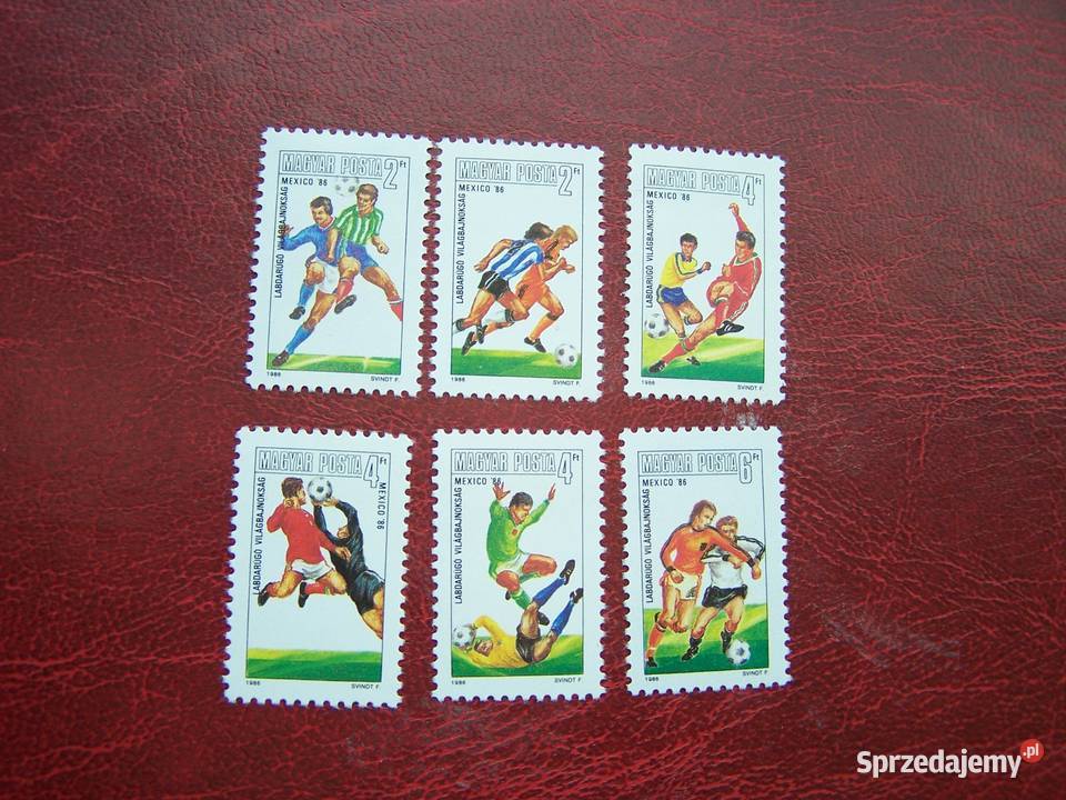 Węgry 1986 MNH Mi 381419 Sport Piłka nożna MŚ Tychy