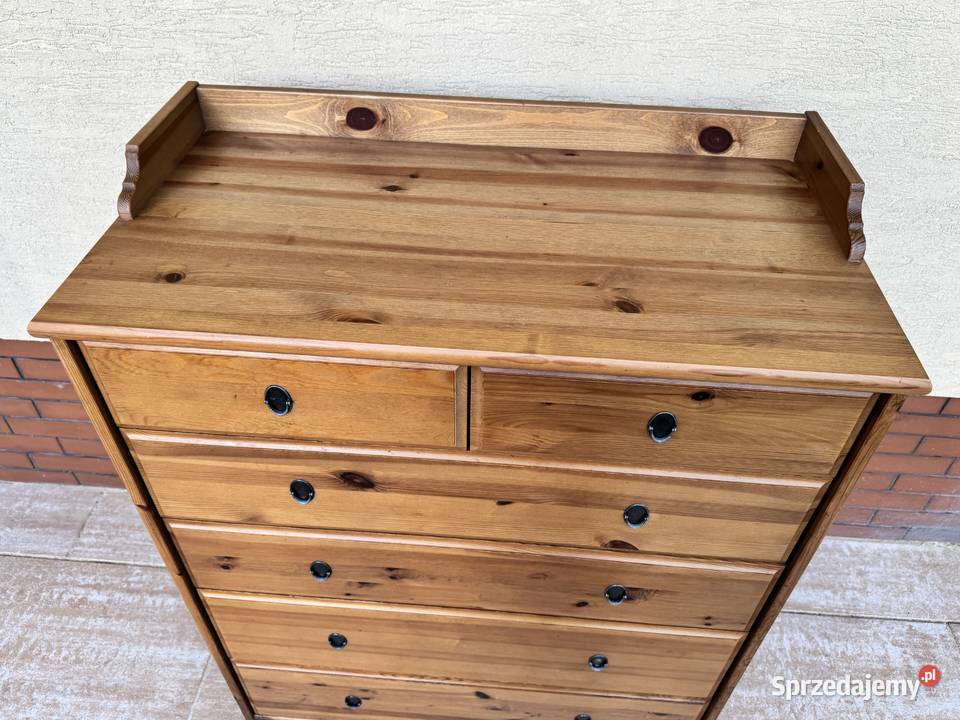 Komoda wysoka z szufladami Leksvik Ikea Garwolin