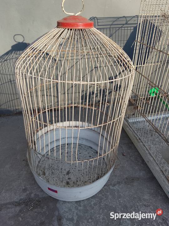 2 stare duże klatki gryzoni ptaków Bytom