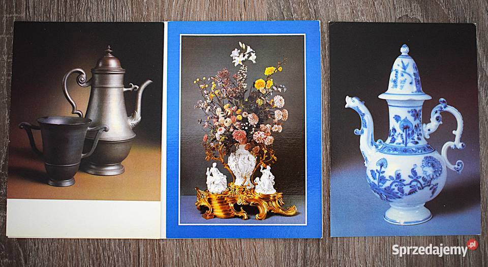 Kolekcje porcelany Drezno 9 pocztówek w Chełmno