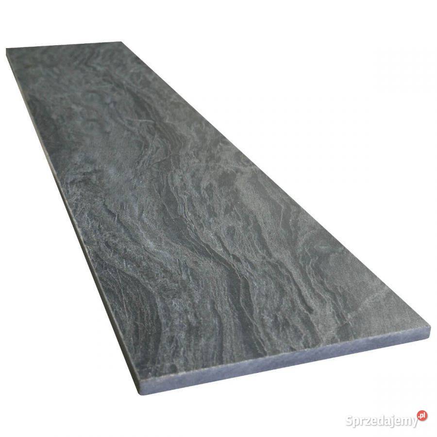 Stopień kwarcyt Silver Grey leather 150x33x2 3 małopolskie Kraków