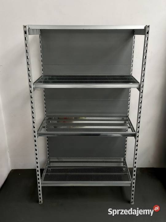 Regał metalowy siatkowy wzmacniany do sklepu mazowieckie Ostrołęka sprzedam