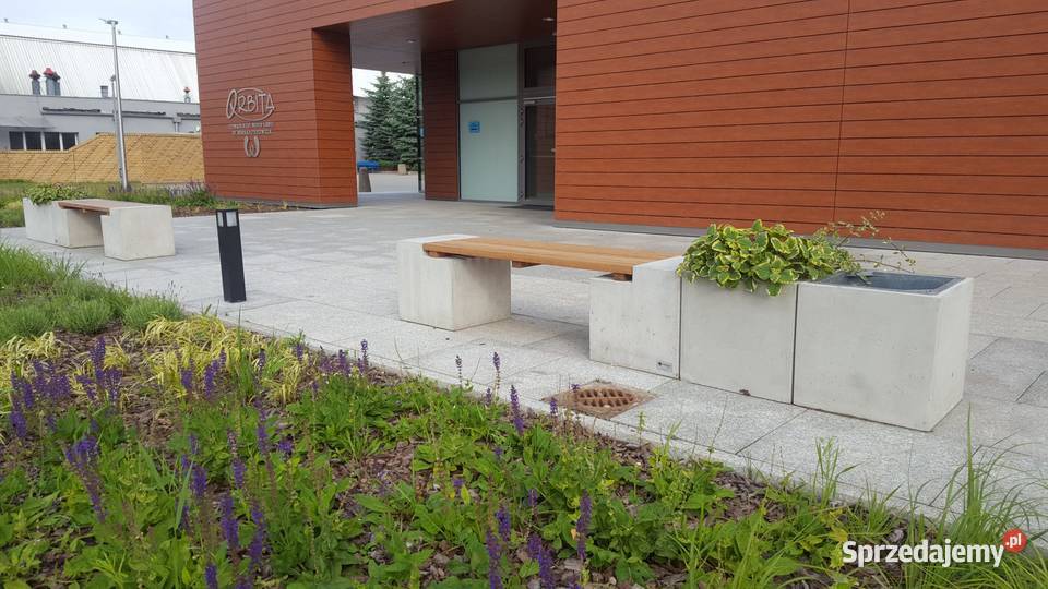 Betonowa donica Cubico Świdnica