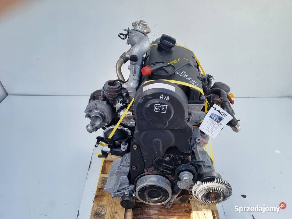 SILNIK KOMPLET VW Passat B5 FL 19 TDI 101 ładnie Janów