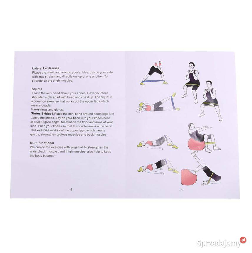 Zestaw gum oporowych pilates joga Olsztyn