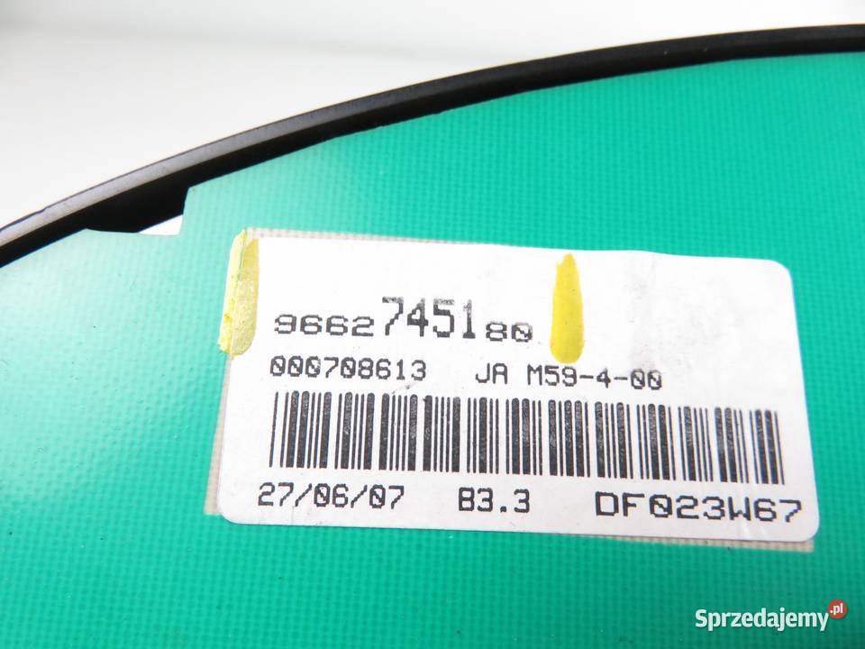 LICZNIK PEUGEOT PARTNER I 16 HDi 9662745180