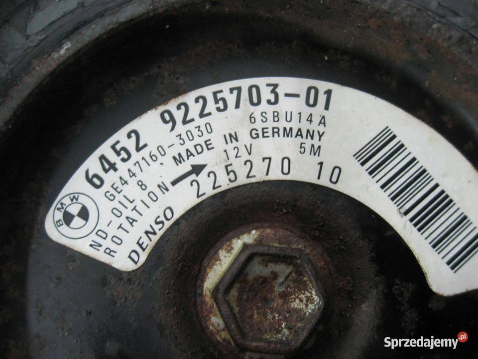 BMW 3 5 20 D N47D20C 143 11r sprężarka sprzedam