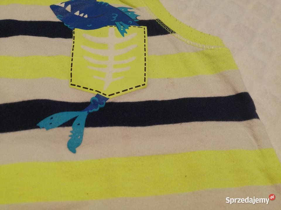 Bezrękawnik chłopięcy koszulka pirania Smyk 98 Czeladź
