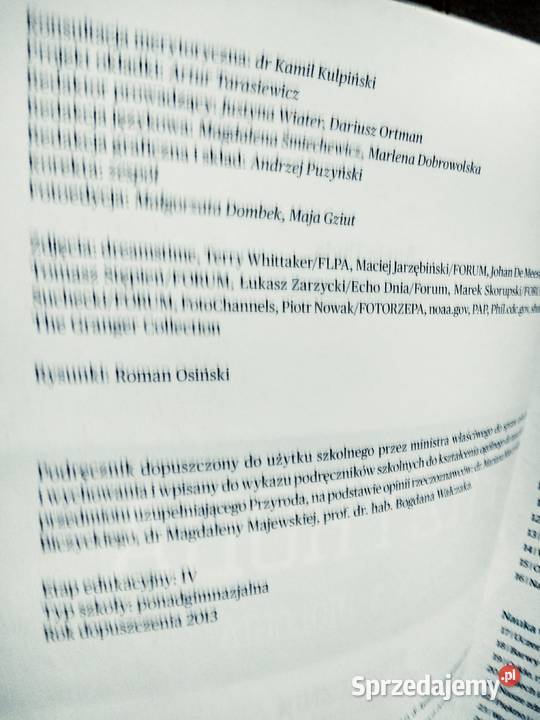 Przyroda operon Warszawa