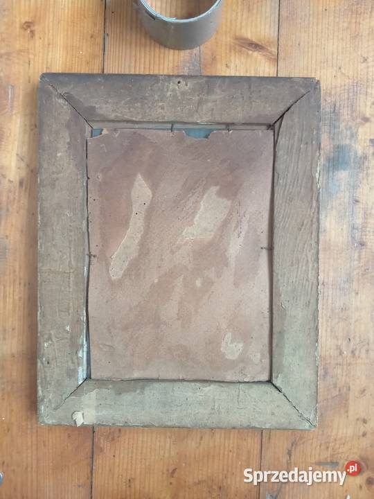 Święty obraz olej na blasze