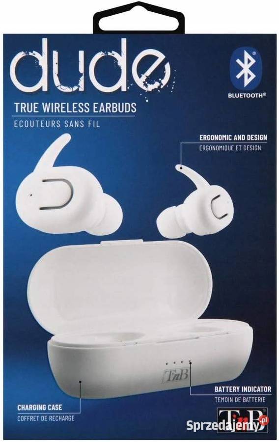 C1730 Dude Słuchawki Tws Bluetooth Bezprzewodowe