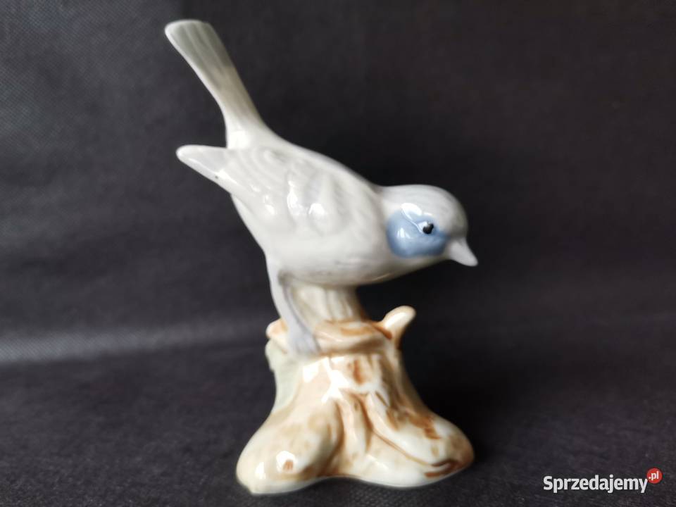 Stara figurka porcelanowa Ptak Katowice