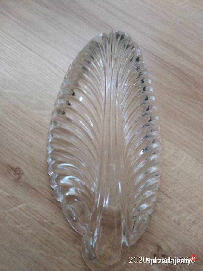patera liść szkło wielkopolskie Poznań