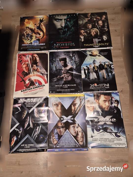 Plakaty kinowe Marvel DC 59 sztuk