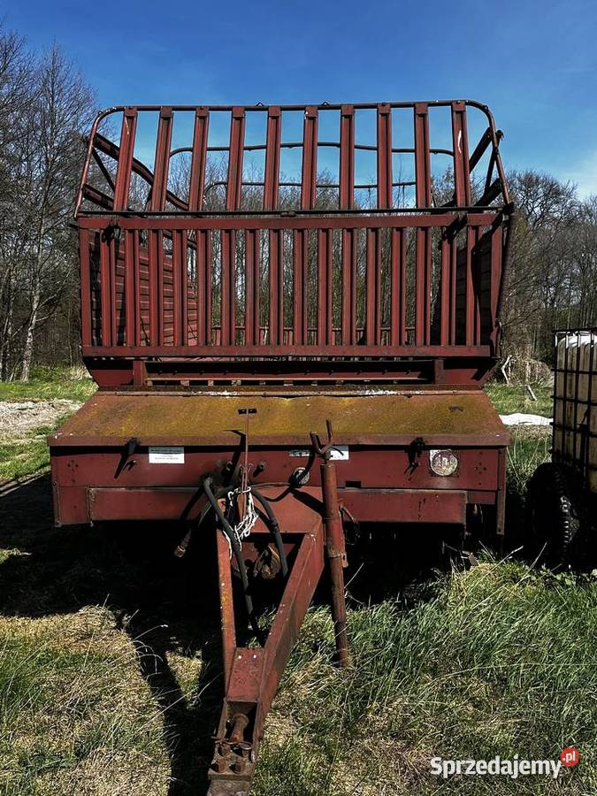 Przyczepa samozbierająca Agromet Kunów T055 nieuszkodzony lubelskie sprzedam