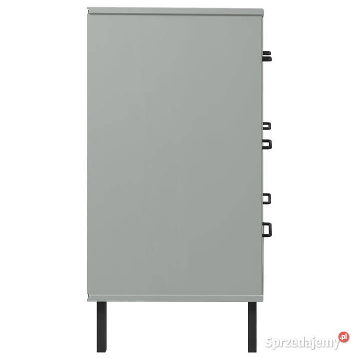 Komoda OSLO z 3 szufladami szara 77x40x795 lite Warszawa