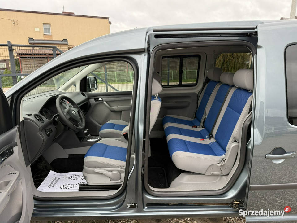 Volkswagen Caddy MAXIDSG19 tdi7osobowyz Niemiec elektryczne lusterka Volkswagen pomorskie Dąbrowa